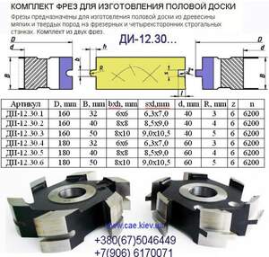 сборные фрезы полы закупить