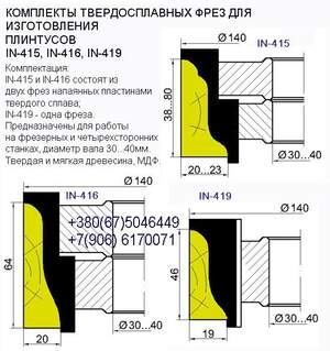 сборные фрезы полы закупить